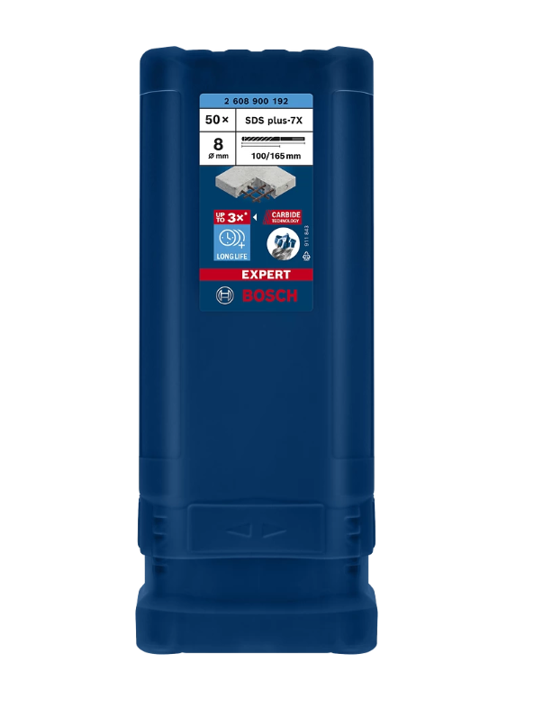 Wiertło Bosch EXPERT SDS plus-7X - zbliżenie głowicy