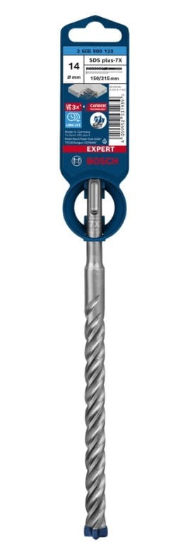 Zastosowanie wiertła EXPERT SDS Plus-7X w betonie zbrojonym