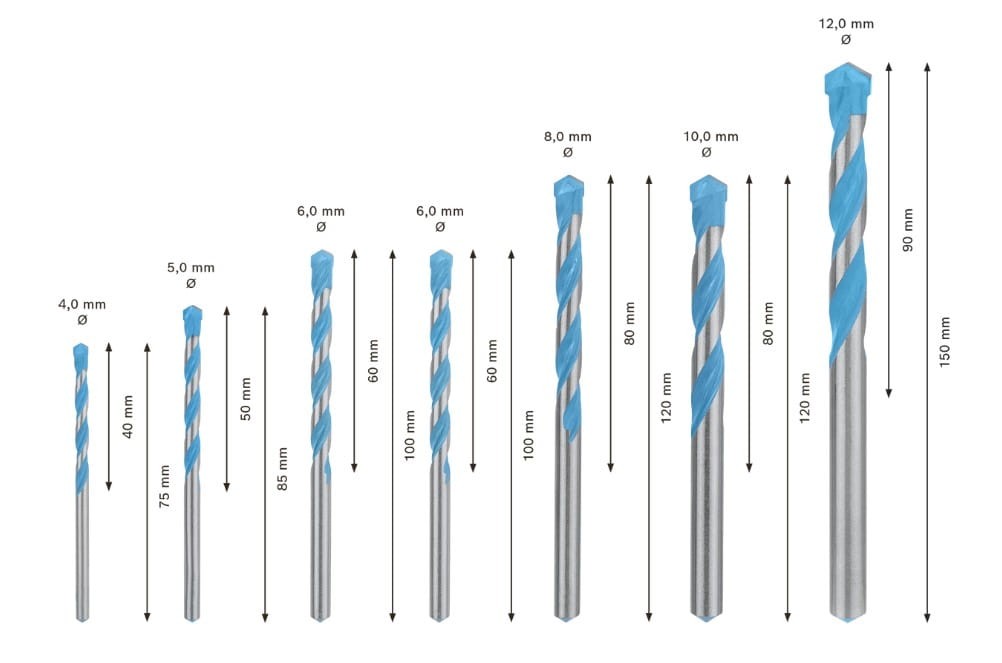 Zestaw wierteł CYL-9 EXPERT MultiConstruction - komplet