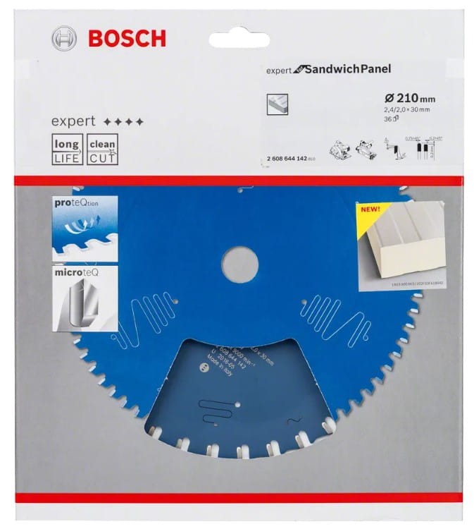 BOSCH Expert for Sandwich Panel - widok tarczy