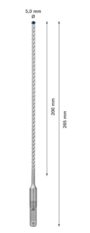 Wiertło Bosch EXPERT SDS plus-7X w akcji