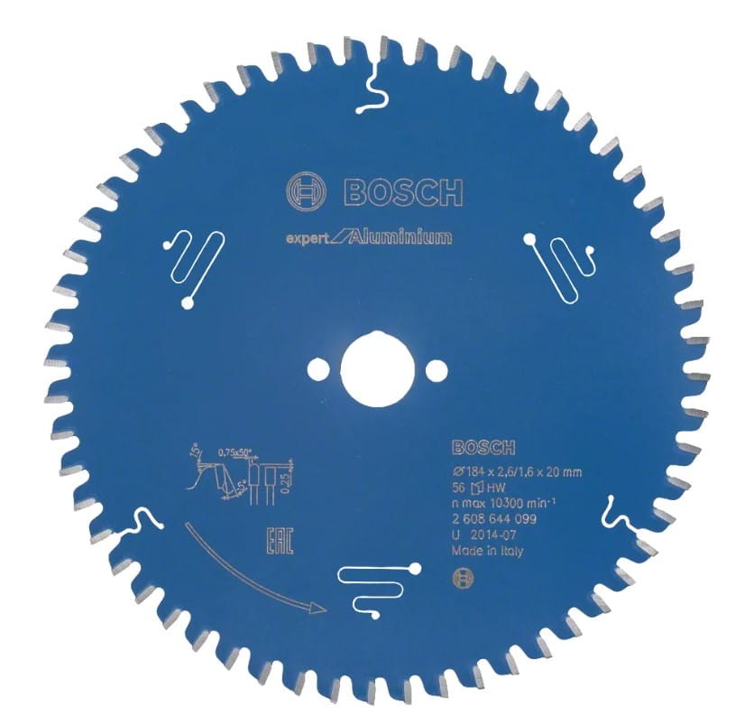 Tarcza piła widiowa BOSCH Expert for Aluminium 184 mm