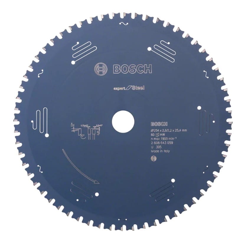 Tarcza pilarska Bosch Expert for Steel 254mm 60 zębów