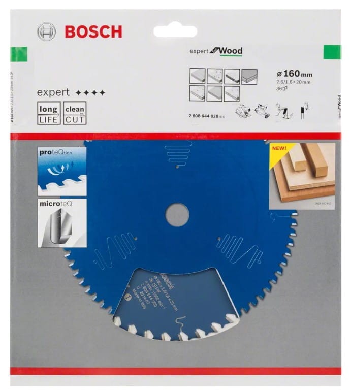 Tarcza pilarska Bosch Expert for Wood - widok boczny