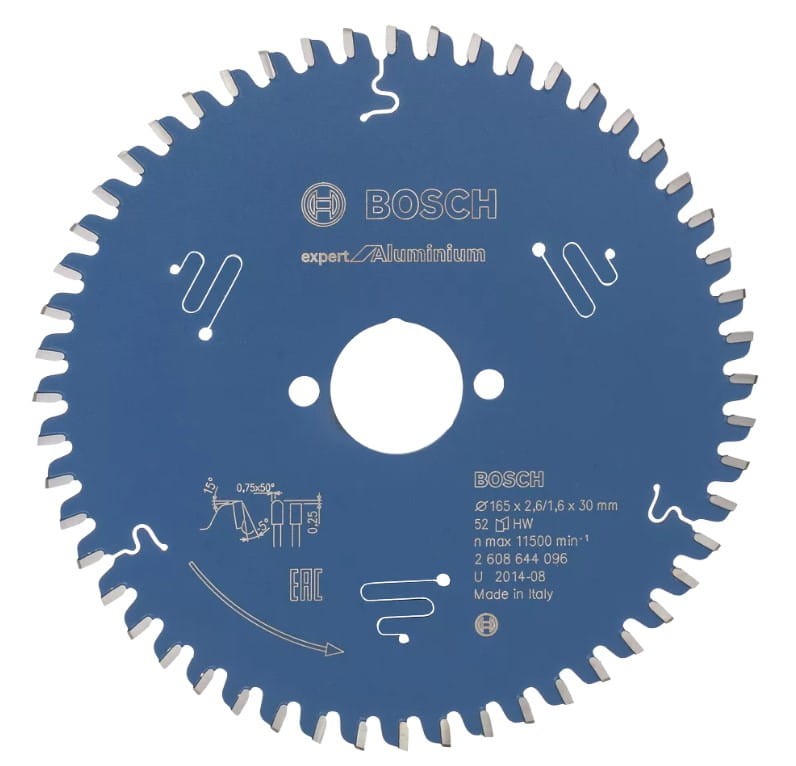 Tarcza pilarska Bosch EXPERT for Aluminium 165x30mm 52z