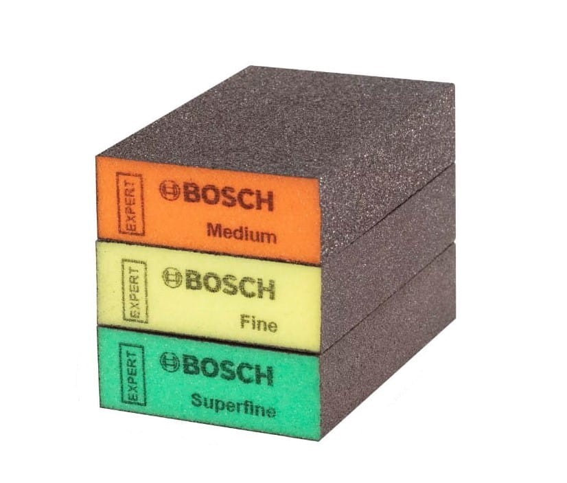BOSCH GĄBKA SZLIFIERSKA ŚCIERNA ZESTAW PROFI 3 szt EXPERT S471