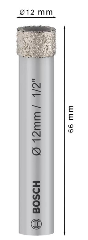 BOSCH Wiertło diamentowe Expert for Ceramic 12 mm - zdjęcie dodatkowe