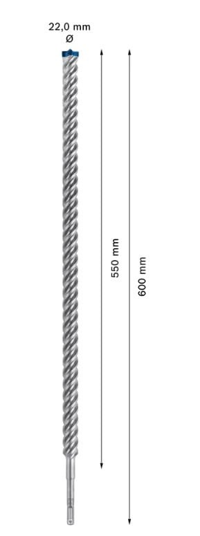 Zastosowanie wiertła EXPERT SDS plus-7X
