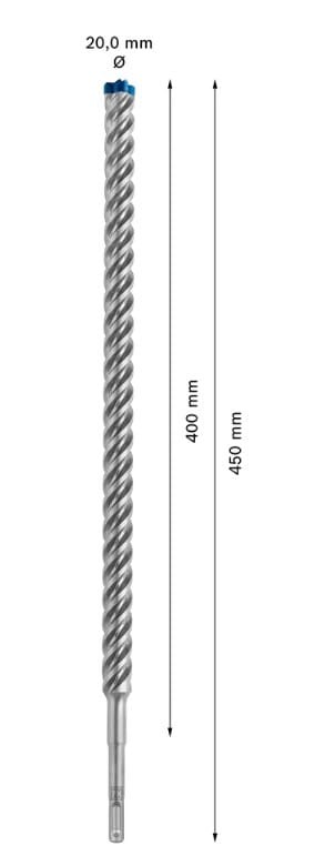 Wiertło EXPERT SDS plus-7X - zastosowanie