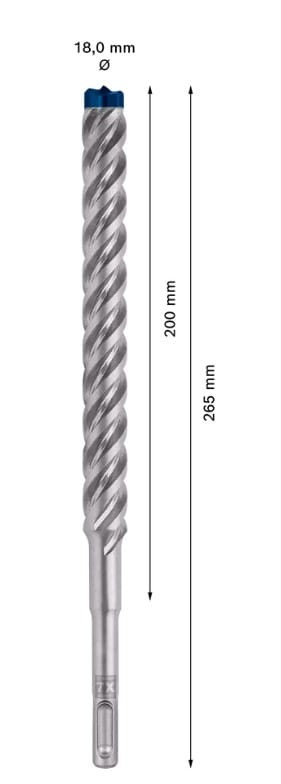 Wiertło EXPERT SDS plus-7X - zastosowanie