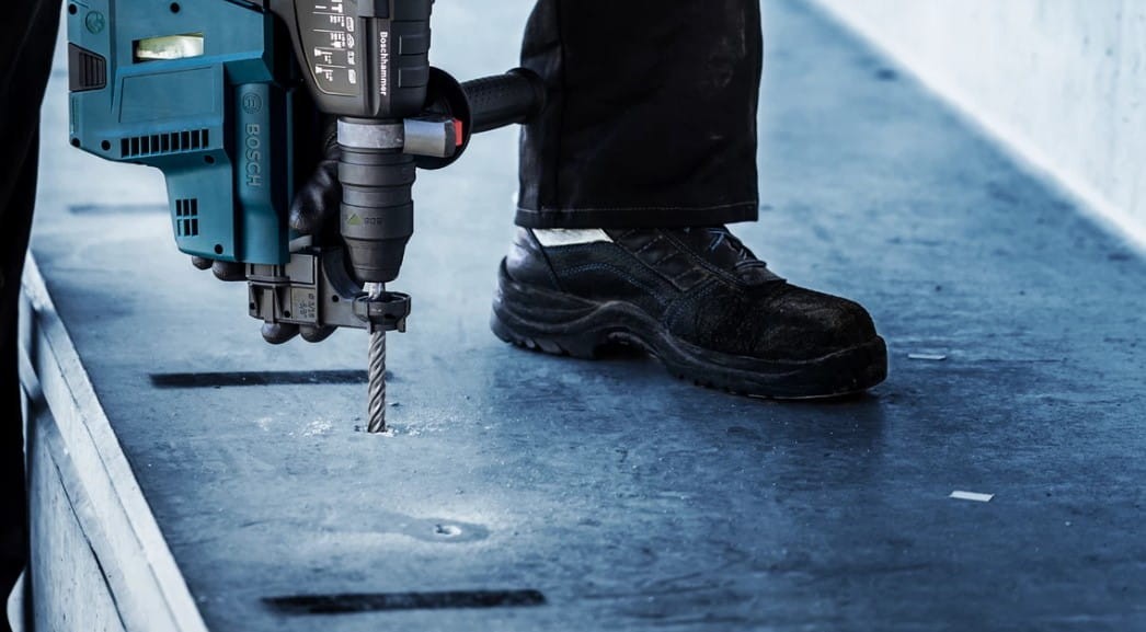 Wiertło Bosch EXPERT SDS Plus-7X w zastosowaniu