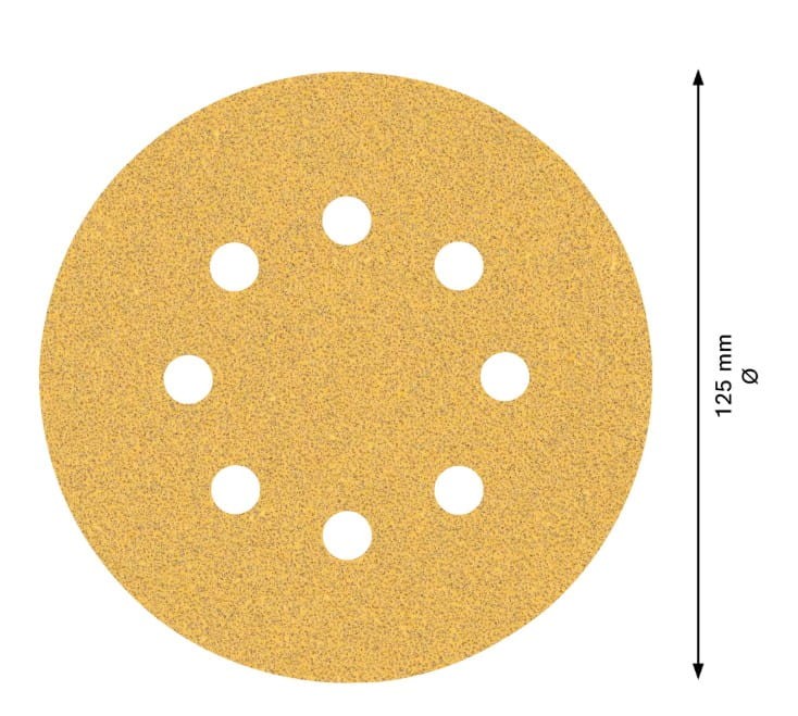 Papier ścierny BOSCH EXPERT C470 125 mm - zastosowanie