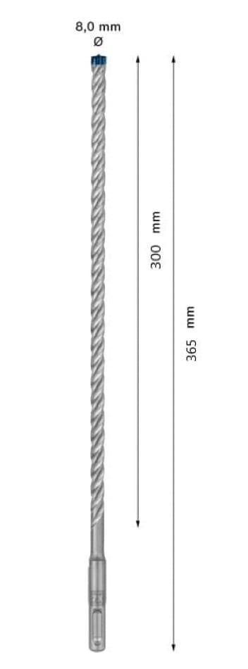 Wiertło EXPERT SDS Plus-7X w zastosowaniu