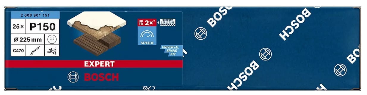 BOSCH Papier ścierny EXPERT C470 225mm G150 zastosowanie