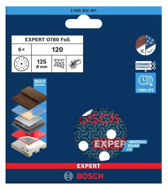 Krążek ścierny EXPERT Foil - konstrukcja
