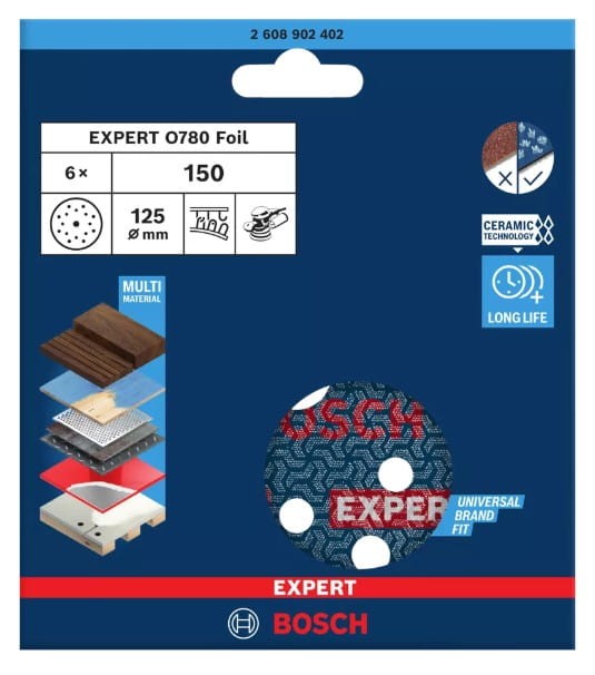 BOSCH EXPERT Foil - zastosowanie