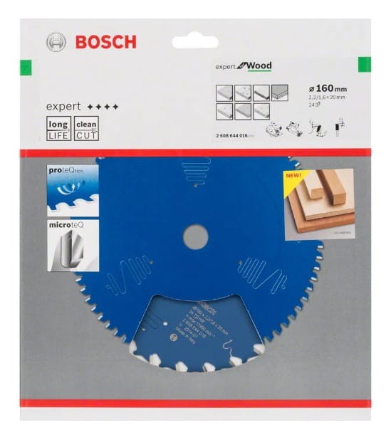 Tarcza widiowa Bosch Expert for Wood - widok boczny