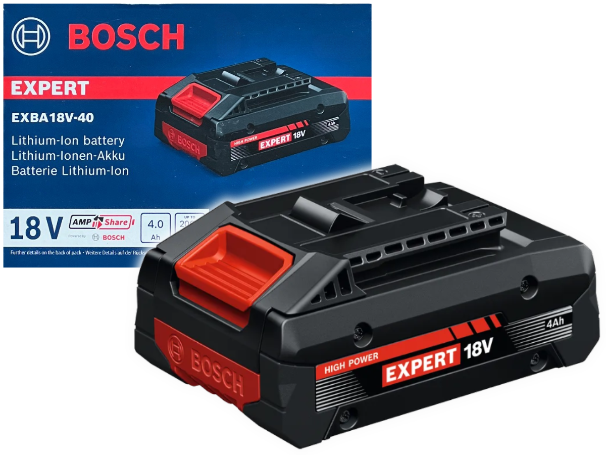 BOSCH Akumulator EXPERT EXBA18V-40 18V 4,0 Ah