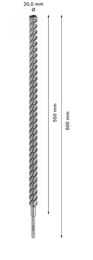 Parametry wiertła SDS Plus-7X