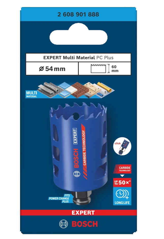 BOSCH Piła otwornica EXPERT Tough Material 54 mm - opakowanie