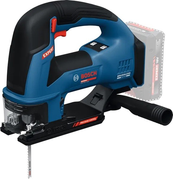 BOSCH EXPERT Wyrzynarka EXST18V-155B - widok boczny