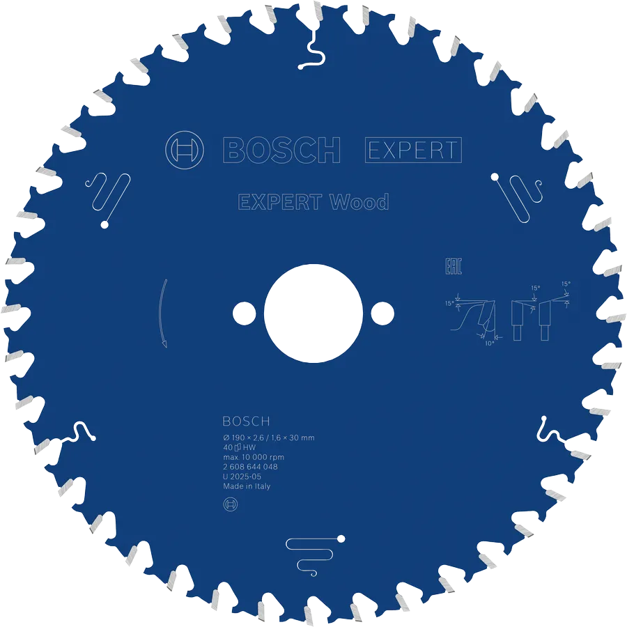 Tarcza pilarska BOSCH Expert for Wood 190mm 40z