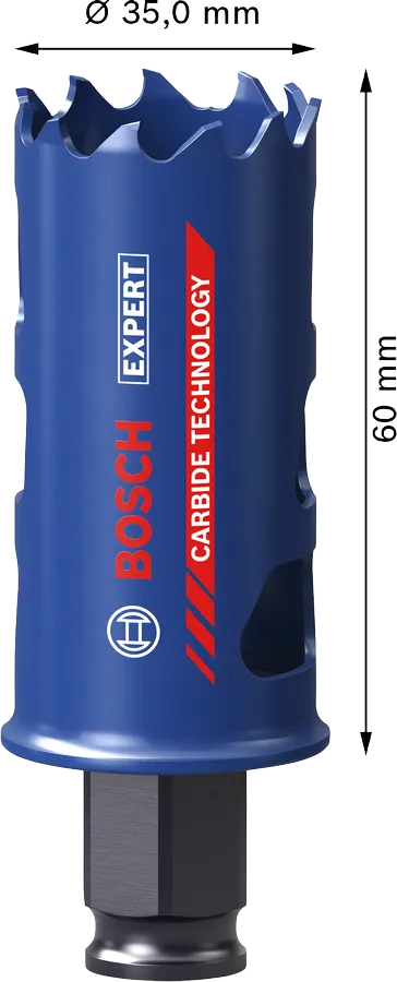 BOSCH Piła otwornica EXPERT Tough Material 35 x 60 mm