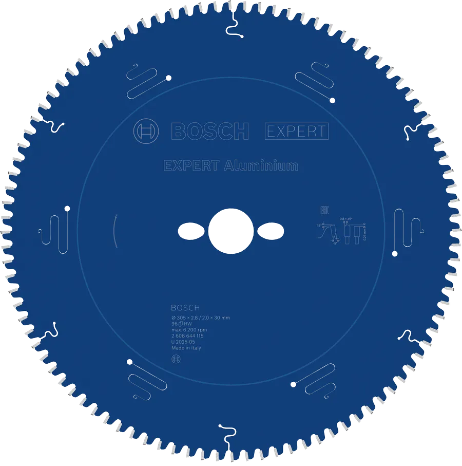 BOSCH TARCZA PIŁA WIDIOWA Expert for Aluminium 305x30mm 96z