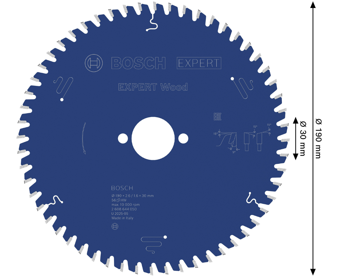 Zastosowanie tarczy Expert for Wood