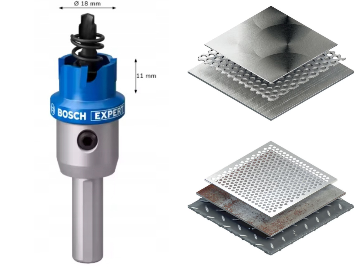 BOSCH PIŁA OTWORNICA KORONKA EXPERT Sheet Metal 18 mm