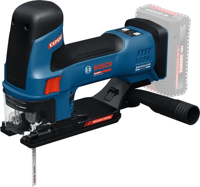 BOSCH EXPERT Wyrzynarka EXST18V-155S widok boczny