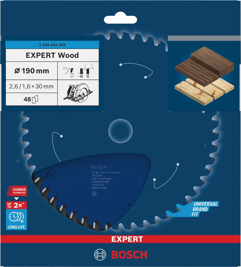 Bosch Expert for Wood - szczegóły konstrukcji tarczy