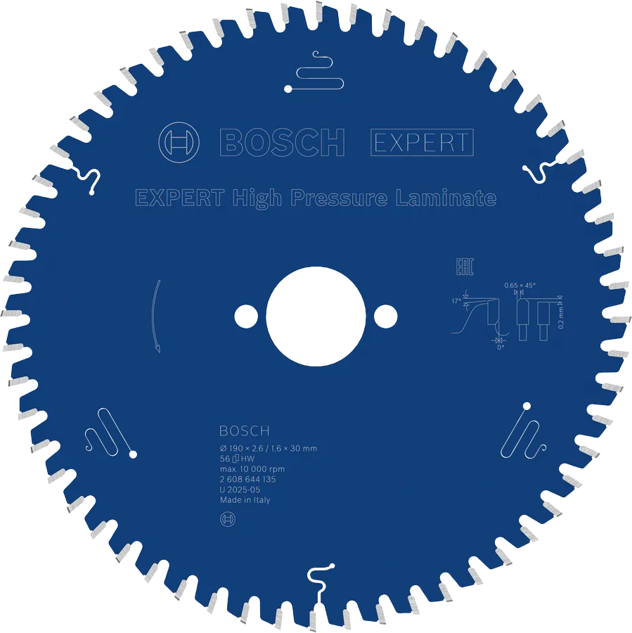 Bosch EXPERT tarcza pilarska do HPL Trespa 190x2,6x30