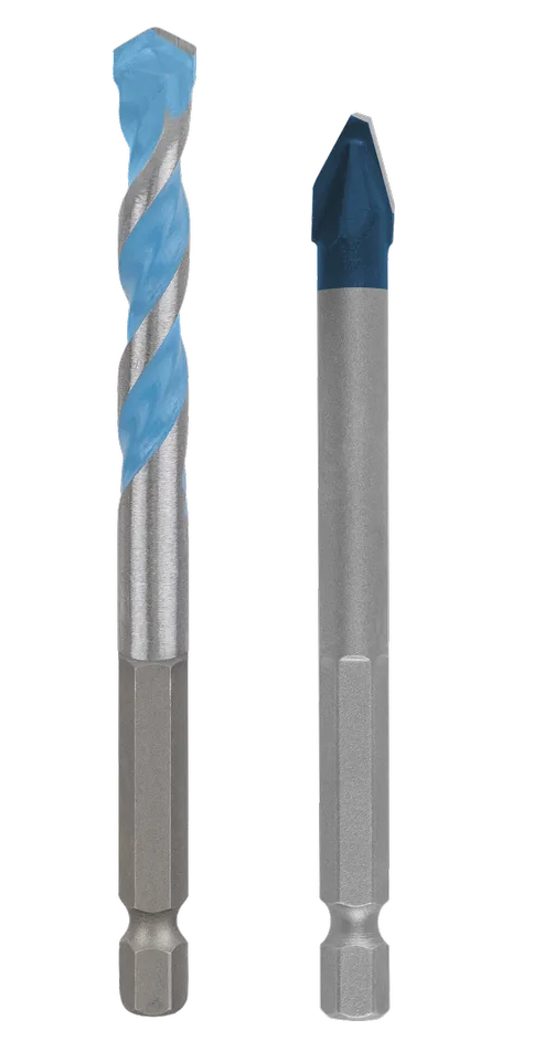 BOSCH ZESTAW 2 WIERTEŁ EXPERT HEX-9 Hard Ceramic i Multi Construction 8 mm