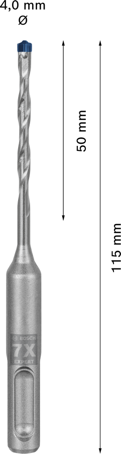 Głowica wiertła EXPERT SDS plus-7X