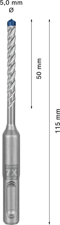 Głowica wiertła Bosch EXPERT SDS plus-7X