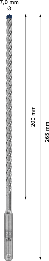 Głowica wiertła EXPERT SDS plus-7X