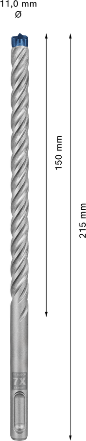 Głowica wiertła Bosch EXPERT SDS plus-7X