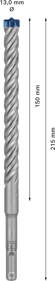 Głowica wiertła EXPERT SDS plus-7X