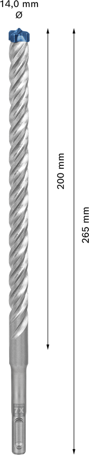Wiertło EXPERT SDS plus-7X - widok głowicy