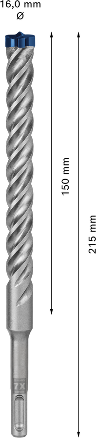 Głowica wiertła EXPERT SDS plus-7X