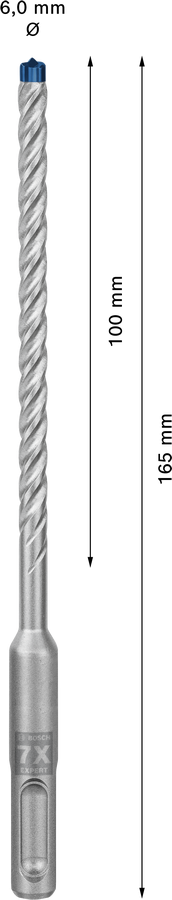 Bosch EXPERT SDS plus-7X - widok głowicy