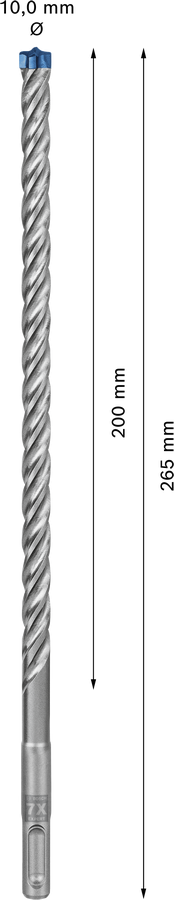 Wiertło Bosch EXPERT SDS plus-7X - widok szczegółowy