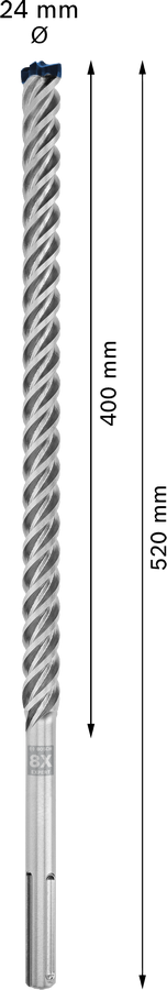 Głowica wiertła Bosch EXPERT SDS max-8X