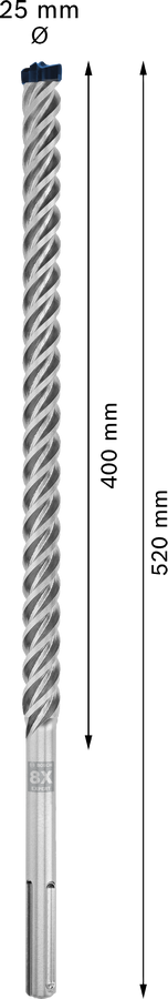 Bosch EXPERT SDS-max-8X - głowica węglikowa