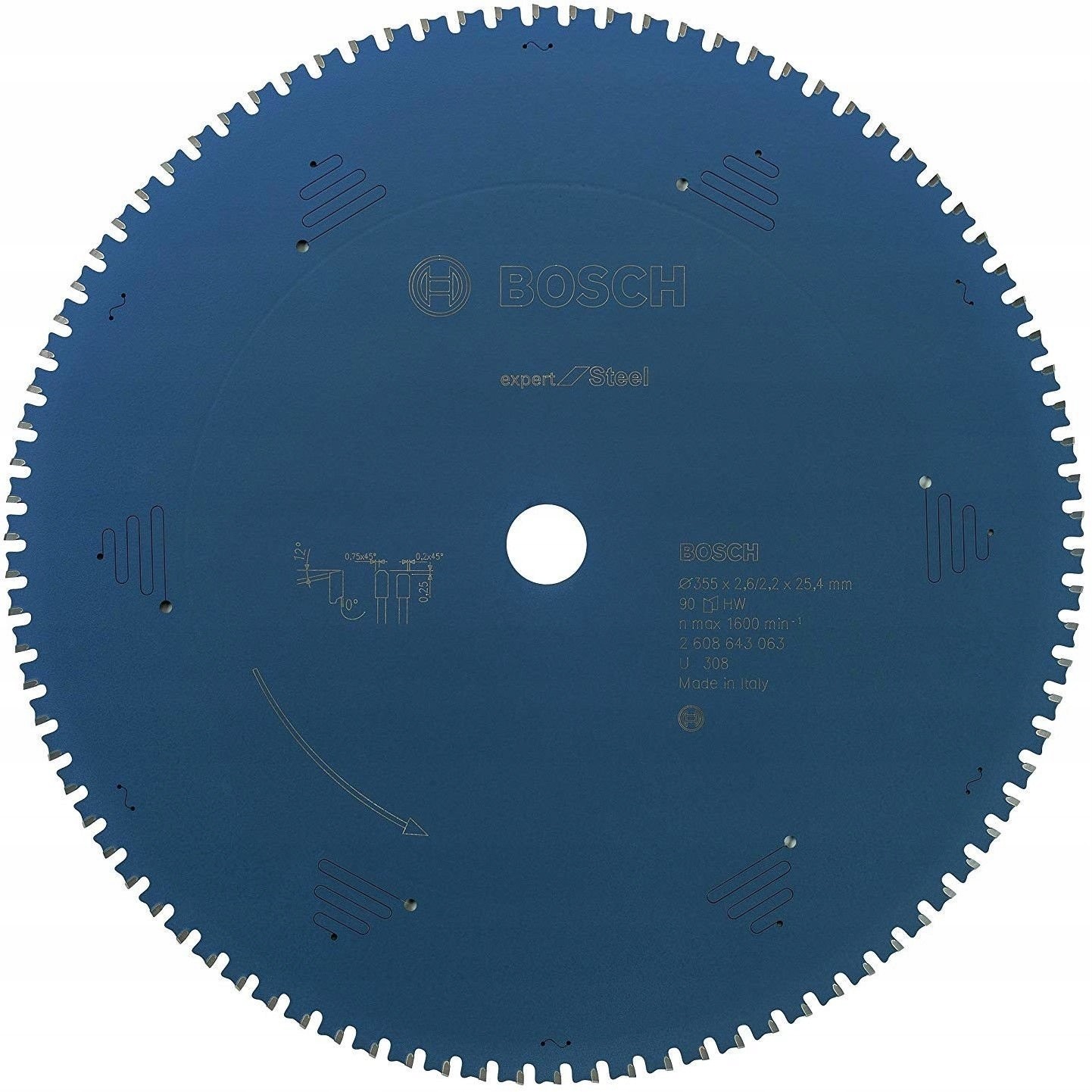 Tarcza pilarska Bosch Expert for Steel 355mm 90 zębów