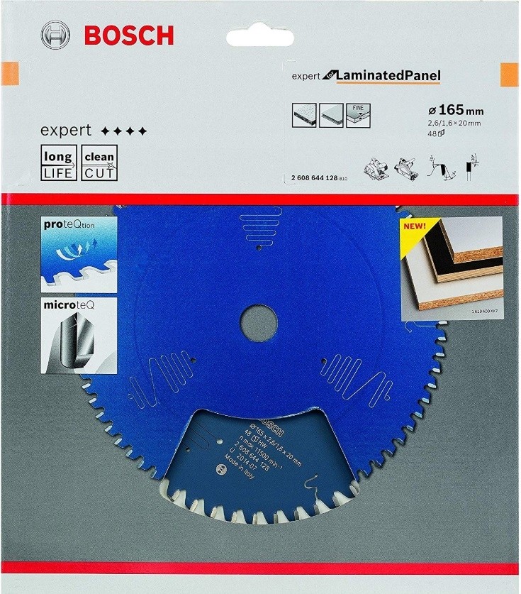 Tarcza pilarska Bosch Expert for Laminated Panel - konstrukcja zębów