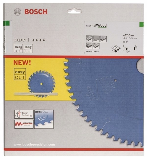 Tarcza pilarska BOSCH EXPERT for Wood - widok zębów