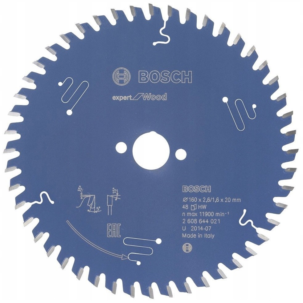 Tarcza pilarska Bosch Expert for Wood 160x20mm 48z