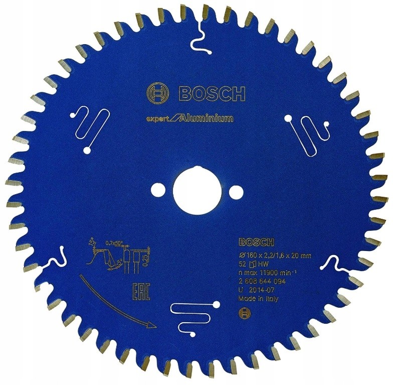 BOSCH Expert for Aluminium 160x20mm